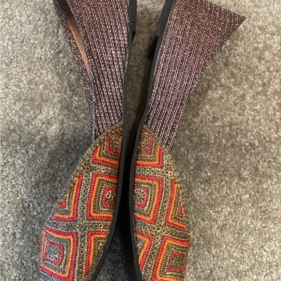 Khussa womens slip on ballet flats size 5.5 - Picture 5 of 6